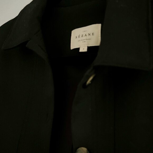 Oversized Black Will Jacket (Sezane) - Picture 4 of 5